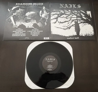 NAILS Unsilent Death black vinyl lp southern lord 45-rpm — 第 1/2 张图片