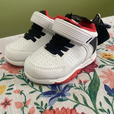 And1 Toddler White and Red Sneakers size 4 NEW WITH TAGS Baby Boy - Image 1 of 4