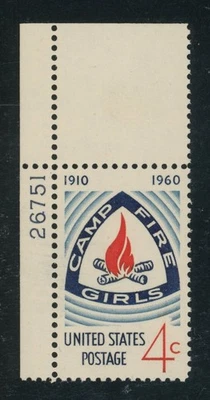 US Stamp #1167 Camp Fire Girls 4c - PSE Cert - SUPERB 98 - MNH - SMQ $70.00 - Image 1 of 2