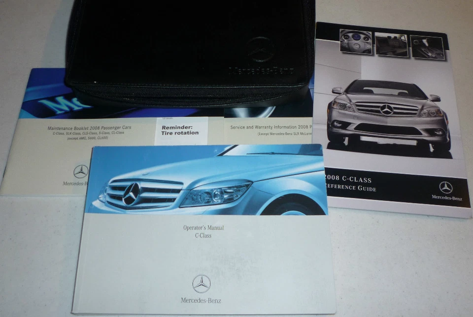 Mercedes Benz C300 C350 2008 manual del propietario conjunto guía 08 C 350 300 Sport + estuche  Foto 1 de 1