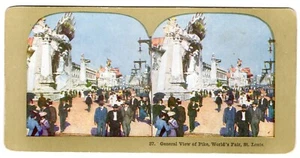 Carta Stereopticon Esposizione Mondiale di San Luigi - Foto 1 di 1