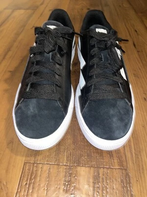 Rare Black White Puma Suede Taped ‘The Beginning is Here’ - Size 13 - Image 1 of 4