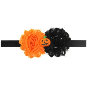 Baby Girl's Halloween Headband Toddler's Pumpkin Hair Band Costume Accessory - Afbeelding 1 van 12