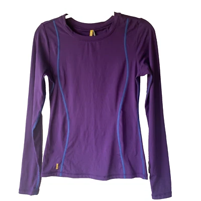 Женский впитывающий 4-сторонний эластичный антибактериальный спортивный топ Lole размер Small фиолетовый - Изображение 1 из 4