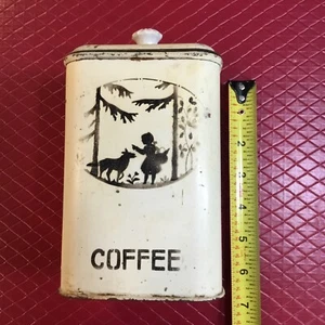 Pubblicità in latta caffè Cappuccetto Rosso Vintage - Foto 1 di 9