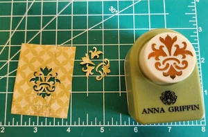 Anna Griffin Punch! FANCY Fluer de Lis works Great! Comb-SHIP! - Picture 1 of 3