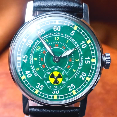 Soviet Vintage Wristwatch Pobeda Vintage ZIM Aviator Mens Military Wristwatch - Image 1 of 4