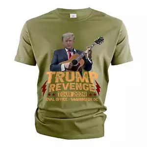 Camisa Trump Revenge Camiseta Trump Guitarra Camisetas Políticas Camisa Trump 2024 - Imagen 1 de 7