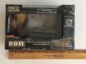 Unimax Tapferkeitskräfte 1/72 Deutscher Tiger I Druckgusspanzer 85704 Normandie 1944 - Bild 1 von 13