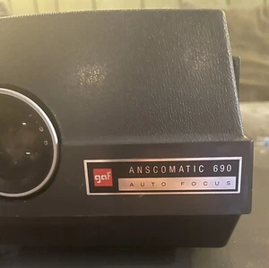 GAF Anscomatic 690 Portable 35mm Slide Projector Works. Light & Fan Tested - Picture 1 of 14