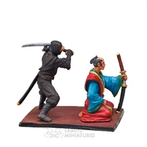 Samurai and Ninja 54mm Painted Tin Toy Soldier | Souvenir level - Picture 1 of 2