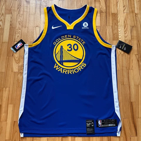 Authentic Stephen Curry Warriors XL Icon edition Nike NBA Aeroswift jersey Cover