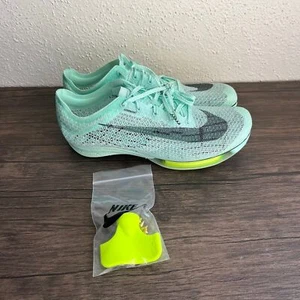 Nike Air Zoom Victory Track & Field Mint Black DR9908-300 Mens Size 9 Women 10.5 - Picture 1 of 7