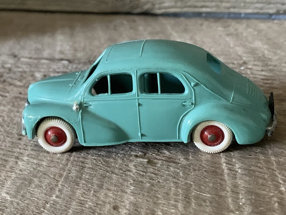 Vintage Norev plastic model Toy Car - tin base Renault 4CV made in France 1/43 - Image 1 of 4
