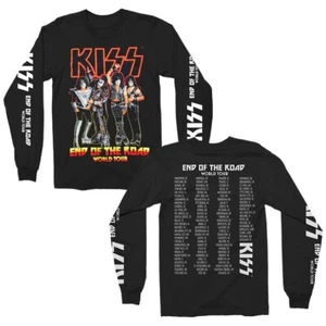 KISS Long Sleeve T-Shirt Australia End Of The Road Tour 2022 Licensed NEW XXL - Picture 1 of 12