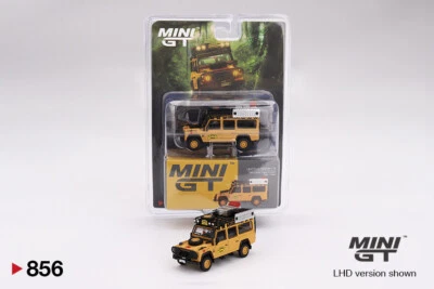 MINIGT Land Rover Defender 110 1989 Camel Trophy Amazon 1:64 diecast modellismo - Immagine 1 di 4