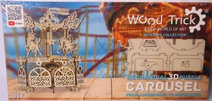 Wood Trick Carousel 3D Wooden Mechanical Puzzle - Picture 1 of 2