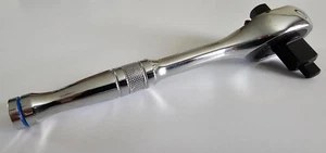 Ratchet Set, 3 In 1 Ratchet Handle with 2 Extension Bars, 1/4", 3/8", 1/2" Drive - Afbeelding 1 van 2