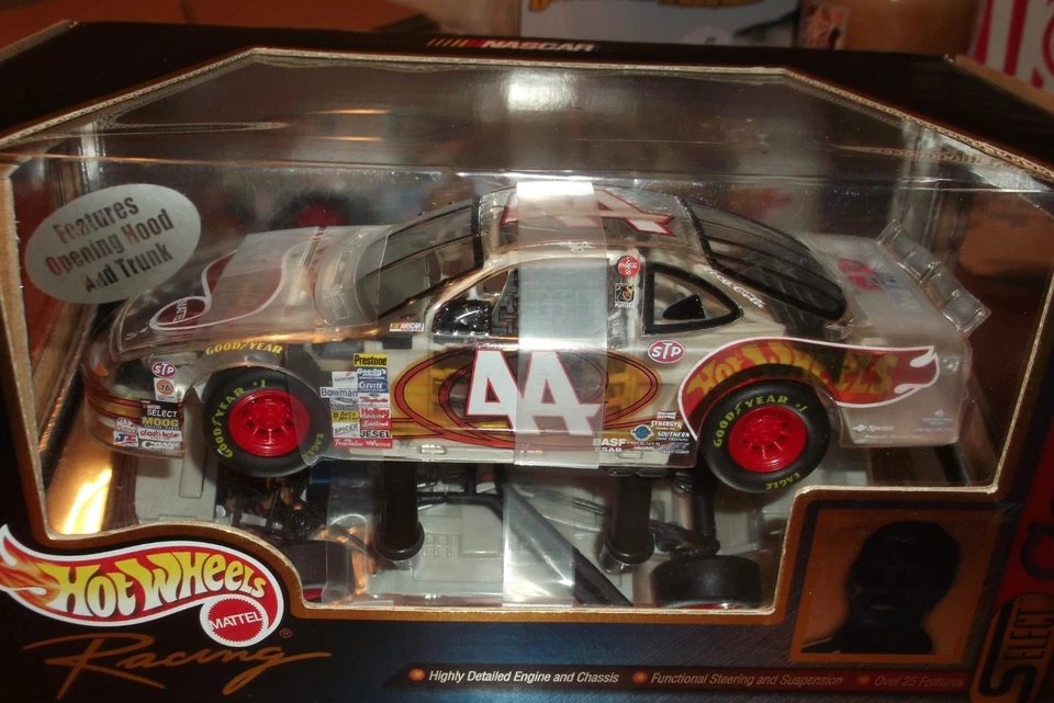 KYLE PETTY #44 HOT WHEELS SELECT TRANSPARENTE NASCAR HOT WHEELS CARRERAS 1:24 (59) Foto 1 de 4
