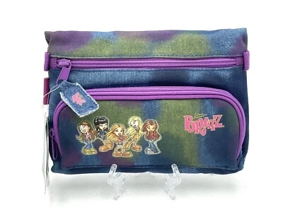 Bolso de mezclilla escolar Bratz Bratz de colección paquete doble trasero MGA 2003 nuevo stock antiguo # JI Foto 1 de 2