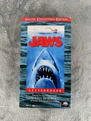 Jaws (VHS 1995) Special Collector's Edition LETTERBOXED 1975 Spielberg RARE NM - Image 1 of 4