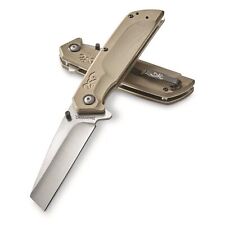 Browning Plateau Folding Knife Cleaver D2 Tool Steel Stainless Model# 3220469B