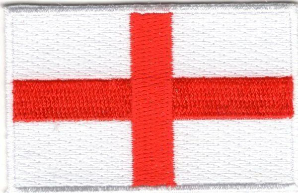 ENGLAND FLAG Iron On Patch  2 1/2" - Image 1 of 1