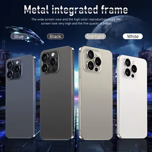 5G Unlocked 6.8" New Android Smartphone Dual Sim Mobile Phone 8+256 GB BLACK - Picture 1 of 12