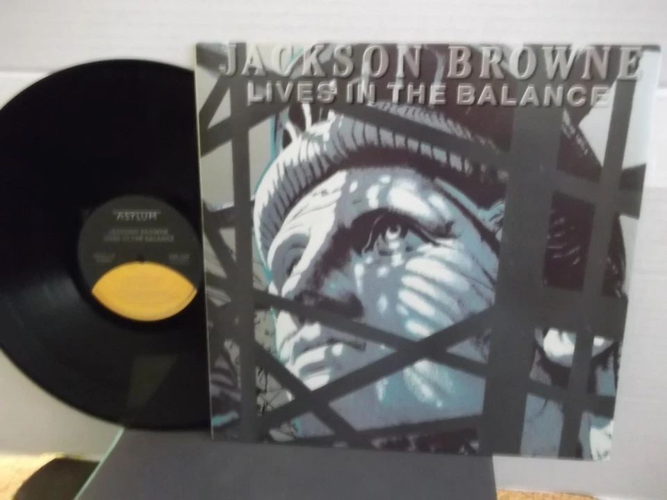 Jackson Browne,Asylum,"Lives In The Balance",US,LP,stereo,original inner slv,M - Image 1 of 1