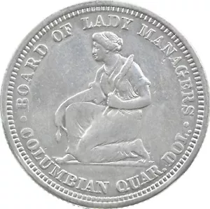 1893 Isabella Board Of Lady Managers Quarter *3445 - Picture 1 of 3