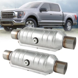 Pair 2.5" Catalytic Converter 99306 For Chevy Chevrolet Silverado 1500 2500 3500 - Picture 1 of 14