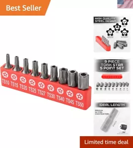 Professional-Grade Tamper-Proof Torx Star Bit Set - Essential Repair Tool - Picture 1 of 9