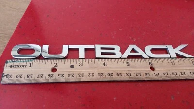 05 06 07 08 09 SUBARU OUTBACK TAPA TRASERA CROMO EMBLEMA LOGOTIPO INSIGNIA OEM 2005 Foto 1 de 2