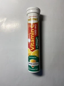 Vitamin C + Zinc 1000 Mg Dietary Supplement Effervescent Tablets - Picture 1 of 2