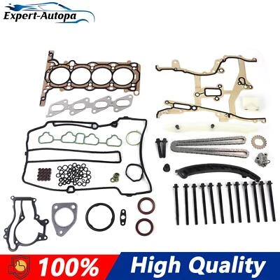For 2011-2015 Chevrolet Cruze 1.4L Turbo Head Bolt Set & Timing Chain Gasket Kit - Imagem 1 de 4