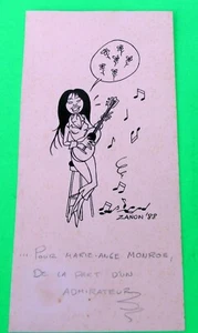 ZANON ZEICHNUNG TINTE AUS CHINA AUF KARTON SEHR GUTER ZUSTAND  - Bild 1 von 1