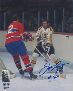 FOTO AUTÓGRAFA FIRMADA AUTO DE BOSTON BRUINS 1970 STANLEY CUP JIM LORENTZ FIRMADA - Imagen 1 de 1