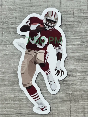 Roger Craig #33 MAGNET - San Francisco 49ers Die Cut Vinyl NFL Vector art Cover