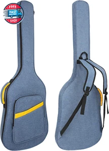 Bass Guitar Bag Gig Bag Backpack Padded Bass Guitar Case Soft 0.38 Inch Padding - Picture 1 of 12