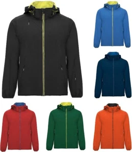 Softshelljacke Softshell Jacke Übergagsjacke Allwetter Funktionsjacke mit Kapuze - Bild 1 von 9
