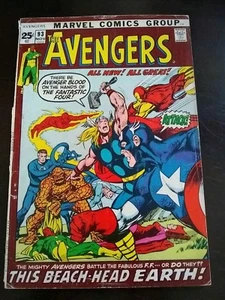 Key Issue Avengers 93 Kree Fantastic Four Ant-Man Good Neal Adams - Picture 1 of 12