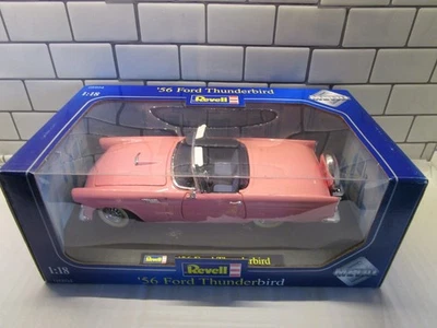 REVELL 1.18 FORD THUNDERBIRD 1956 (PINK) /factory strap still attached,stunning - Image 1 of 4