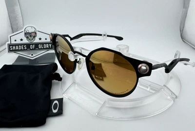 GAFAS DE SOL POLARIZADAS OAKLEY DEADBOLT NEGRO SATINADO CON PRIZM ORO ROSA OO6046-04 Foto 1 de 4