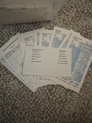 Strat-O-Matic 2003-04 Basketball (Sorted) - No additional players - Image 1 of 4