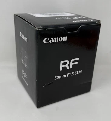 Canon RF 50mm f/1.8 STM - Lente de cámara Prime sin espejo NUEVO EN CAJA Foto 1 de 4