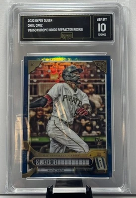 2022 Topps Gypsy Queen O’Neal Cruz Indigo Refractor #76/150 (GMA 10) - Image 1 of 3