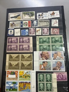 Paquete de estampillas conmemorativas Collection Of Us 1990 Estados Unidos nunca montadas más usadas N814 - Imagen 1 de 15