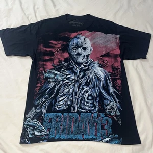 Camiseta Jason Voorhees (M) Resurrección Horror Series Y2K De Colección Rara Friday The 13 - Imagen 1 de 14