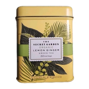The Secret Garden Organic Lemon Ginger Green Tea, 50 Tea Bags - Picture 1 of 2