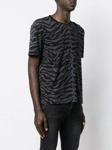 Saint Laurent SS19 T-Shirt schwarz Zebra Print - Gr. XXL - neu mit Etikett, UVP 470£ - Bild 1 von 14